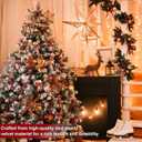 4 x 24Pcs Pre-Tied Christmas Tree Bows, 5x7 Inch Red Velvet Bows with 3/8" Ribbon for Xmas Tree Ornaments, Wreath, Garland, Gift Wrapping and Festive Indoor Holiday Decor