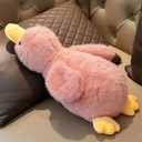 Lenwen 20 Inch Giant Goose Stuffed Animal Large Stuffed Duck Plush Toy Big Soft Duck Animals Cute Goose Pillow Birthday Party Gifts for Valentine Kids Boys Girls(Pink)