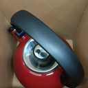 Circulon Enamel on Steel Whistling Teakettle/Teapot With Flip-Up Spout, 2 Quart - Red