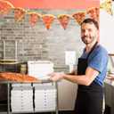 Boao Pizza Decorations Party Banners Party Supplies Pizza Garland Streamers Decoration, Pre-assembled
