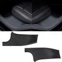 FASTCHE for Tesla Model Y Door Sill Protector 5 Seater (NOT Fit 7 Seater) Rear Door Car Pedal Kick Protection Strip Styling Covers Accessories(2 Packs)