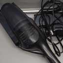 Candy Corded Stick Vacuum Cleaner, Powerful Suction Handheld Vacuum with One-Click Dust Disposal, 3-in-1 Use for Hard Floor, Ceramic Tile, 0.8 Liters Capacity, Easy Clean (Black)