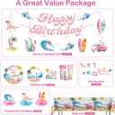 2 x Xynic 205pcs Surf Birthday Party Decorations Tableware Set, 25 Guests