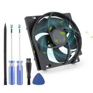 Internal Cooling Fan Replacement for Xbox One S Console Fan Cooler CPU Cooling Fan with Screwdriver