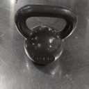 Amazon Basics Cast Iron Kettlebell, 45 Pounds, Black