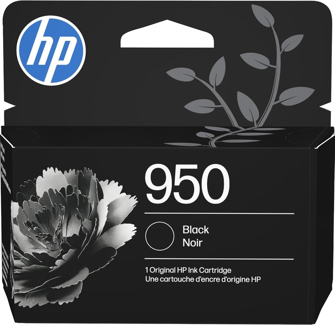 HP 950 Black Ink Cartridge | Works with OfficeJet 8600, OfficeJet Pro 251dw, 276dw, 8100, 8610, 8620, 8630 Series | Eligible for Instant Ink | CN049AN