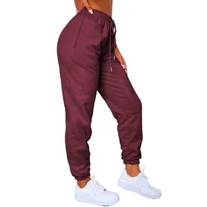 Waitfairy Sweatpants Women - Joggers for Women High Waist Baggy Sweat Pants for Womens Joggers with Pockets Red S