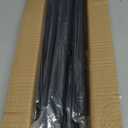 Black Shower Curtain Rod 31 to 80 Inch, 1 Inch Diameter Adjustable Spring Tension Stainless Steel Telescoping Rod, Easy Install, No Rust