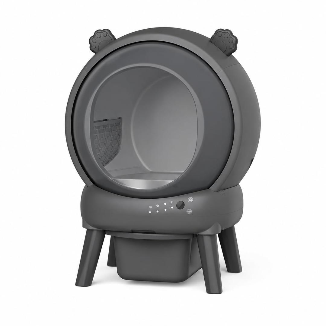 Cleaning Litter Box for K-Gray