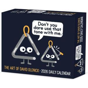 Willow Creek Press, Lets Pretend by David Olenick 2026 Desk Calendar, 6.18'' X 5.43'', Daily Calendar with Adhesive Binding