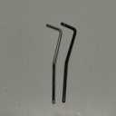 Guyker 2Pcs Guitar Tremolo Arm Whammy Bridge Bar Dia. 5.5mm (0.22") for Ibanez EDGE III/SAT Pro II/FAT 10 / FAT 20 / SA260QM Electric Guitar Replacement