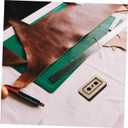 Operitacx Leathercraft Square Scarf Tool 2.64X1.22 Inch DIY Leather Cutting Die Vintage Scarf Buckle Mold for Handcrafted Leather Accessories (Brown)