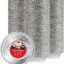 Stock Your Home 100 Count Aluminum Mini Pie Pans - 3 Inch Disposable Recyclable Foil Pie Tins for Bakeries, Cafes, Restaurants