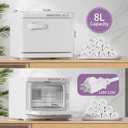 Towel Warmer, 8L Hot Towel Warmers for Facials, Salon Towel Warmers for Spa and Home, Barbershop, Esthetician.(White)