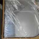 Arched Bathroom Mirror, 32x34 Inch - Wall Mounted Vanity Mirror with Aluminum Alloy Frame - Ideal for Living Room, Bedroom, Bathroom, and Entryway, Hanging or Leaning, Black