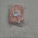 Womens Tube Tops Twist Knot Summer Strapless Y2K Crop Top Ribbed Knit Vacation Outfits Pink S