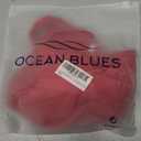 Ocean Blues Women's V-Neck Bikini Top Crisscross Front Bikini Top for Women Underwire Bathing Suit Top (Red, S)