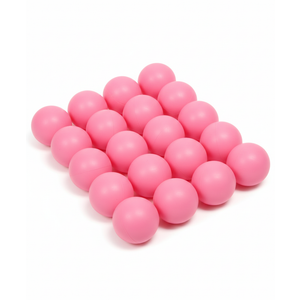 Soulchen 24 Pcs Pink Mini Stress Ball 1.57" Sports Balls Emotion Toys