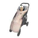 CozyMe Waterproof Winter Comfortable Thick Coral Fleece Universal Stroller Footmuff,Length Adjustable Good for All Toddler,Anti-Kicking, Anti-Slipy Baby Stroller Bunting Bag 0-5T (pink)