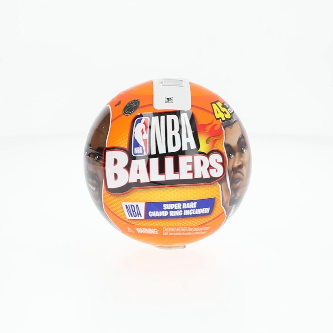 5 Surprise NBA Ballers Series 2 by ZURU, Licensed NBA Collectible, Surprise Unboxing Basketball Collectible Sports Toy for Boys, Ages 3 and up (2 Capsules)