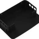 Left and Right Side Rear Bumper End Cap for Jeep TJ 1997-2006 Replacement 55078139AA 2Pcs Black