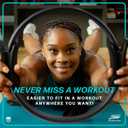 URBNFit Pilates Ring - 12" Magic Circle w/Dual Grip, Foam Pads for Inner Thigh Workout, Toning, Fitness & Pelvic Floor Exercise - Yoga Rings w/Bonus Exercise Guide (Black)