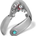 SKG Neck Massager with Heat, Cordless Vibration Infrared Neck Massager Deep Tissue for Pain Relief, Portable Electric Massager Smart Neck Relaxer Use at Car Home Office G7 PRO