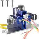 Nelyrho Manual Wire Stripper Machine, 15-1/0 AWG Portable Wire Stripping Machine, Craftsman Wire Stripping Tool for 1.45-8.25 mm Copper Scrap Wire Recycling, 4 Channel Cable Stripper