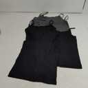 BQTQ 5 Pcs Women's Camisole Tank Top Undershirt Spaghetti Strap Basic Camisoles M/L