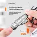 Stainless Steel Nail Clippers Set 3 in 1 Toenail and Fingernail Clippers with Nail File, Manicure and Pedicure personnal Care Tool Thick toenail Cutter for Men, Women, Seniors, Gift