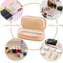 iSuperb Big Capacity Pencil Case Large Pencil Pouch Stationery Pen Bag for Teen Girls Boys, Back to School Supplies(Khaki+Beige)