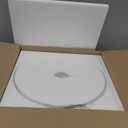 Alabaster White Style Replacement Glass Shade for Medium Base Socket Torchiere Lamp, ceiling fan light covers and Pendant, Floor Lamps,15-7/8" Diameter x H6-1/3" High