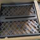 MYPET North States Paws Portable Pet Gate: 26-40" Wide. Pressure Mount. No Tools Needed. Made in USA, 23" Tall, Expandable, Durable Dog Gates for Doorways, Fieldstone Gray