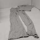 Women's 2 Piece Lounge Sets Straight Leg Pants Set Short Sleeve Crop T-shirt Casual Outfits Comfy Loungewear S