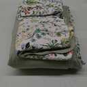 Travan 3-Piece Quilt Set Quilted Bedspread Lightweight Coverlet Set Garden Style Floral Printed Oversized Quilted Bedding Set with Shams for All Season, Exquisite, King Size