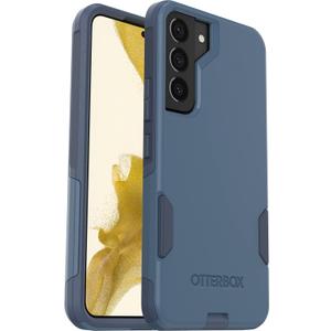 OtterBox Galaxy S22 Commuter Series Case - Rock Skip Way, Slim & Tough, Pocket-Friendly, with Port Protection, Blue