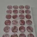 24 Pack Clear Glass Votive Candle Holders, Vintage Candle Holder for Floating Candle, Tealight Candle Holder for Table Centerpieces Home Bridal Shower Birthday Christmas Table Decoration (Pink)