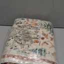 Lahome Christmas Hallway Runner Rug 2x8, Non Slip Soft Long Kitchen Carpet Runner, Washable Low Pile Xmas Tree Carpet Runner for Entryway Bathroom Holiday Winter Decor, Beige