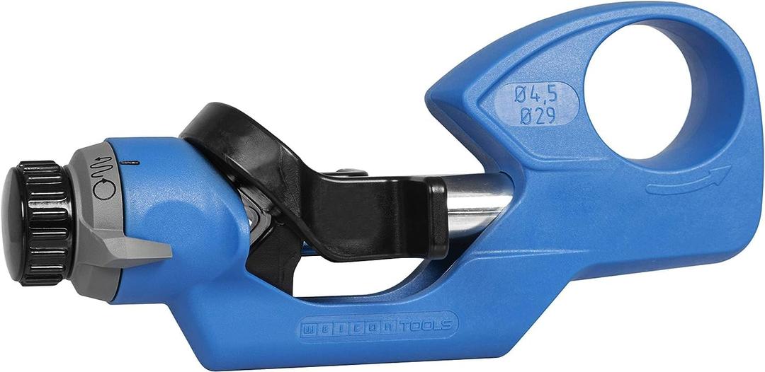 WEICON Cable Stripper No. 4-29 Spiral | For Thick Cables | Round, Longitudinal & Spiral Cut | Outer Diameter range 0.177-1.142 Inch (4.5-29 mm) | Up to 4/0 AWG | Cutting Depth up to 0.118 Inch
