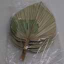 4 Pcs Large Dried Palm Leaves,Natural Boho Dried Palm Leaves Fans with Stem,Tropical Palm Leaves Boho Wedding Decor for Vase Baby Shower Anniversary Home