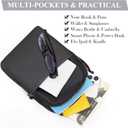 Aklsvion Waterproof Sling Bag, Crossbody Bag for Travel, Small Chest Bag for Women and Men (Black)