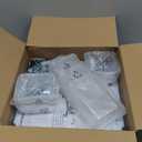 Peg Board Kit, Includes Pegboard and Accessories,with Hooks and Bins,Peg Board Wall Organizer for Office,Ornaments Display,Crafts Organization (66, White)