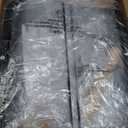 230L (60 Gal) Extra Large Fashion Laundry Sorter 3 Section with Lid, Rolling Laundry Basket Hamper with Handle, Laundry Organizer Storage Cart with Sturdy Metal Frame for Laundry Room, Hotel, Grey (Gray-3 Setion)