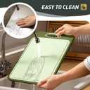 2 in 1 Stainless Steel Cutting Board with Handle Chopping Double Sided Mama Mommy Busy Mom Ever Christmas Xmas Birthday Law Step Stepmom Stepmother Who Have Everything Good Unique Useful Present (Morandi Green)