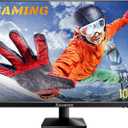 27 Inch Monitor, 1080P Ultra Wide FHD Frameless Computer Monitor 100Hz, 1ms, 99% sRGB, Low Blue Light, HDMI VGA Home Office Gamer Monitor, Desk Wall Mouted VESA, Dual Speakers, Tilt Adjustable, Black (27inch Flat Display)