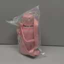 BJPKPK Insulated Water Bottle 27oz Stainless Steel Water Bottles with Handle and Cup Lid Travel Metal Thermal Flask,Light Pink