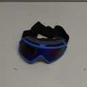 Dirt Bike Goggles Motorcycle Glasses ATV Ski Windproof Glasses for Adults, Men, Women, Youth (Blue Frame+colorful Lenses)