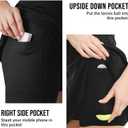 JAFINSY Womens Workout Tennis Dress with Built in Shorts and Bra Athletic Golf Activewear for Exercise (Black, M)