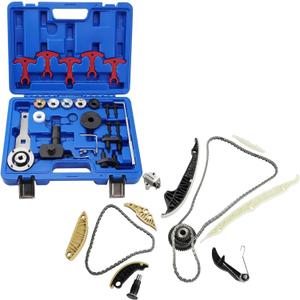 Timing Chain Kit with Timing Tool Fit for VW Jetta Golf Passat Beetle Audi A4 A6 EA888 Gen3 TT 1.8L 2.0L TFSI TSI 2014-2020 06K109158AA 06H109507N 06H105209AT 06H109467AF 06K109467K
