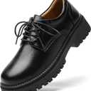 Oxford Shoes for Women Women's Oxford Shoes Platform Classic Lace Up Loafers Comfortable Dress Business Casual Work Office Oxfords Shoe for Ladies 8